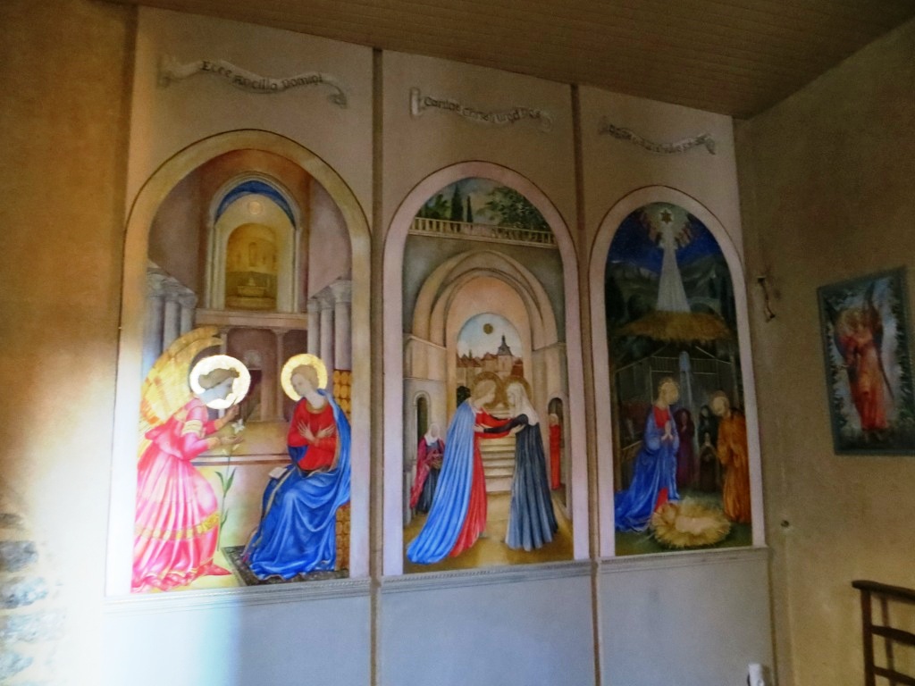 Wall paintings in the church