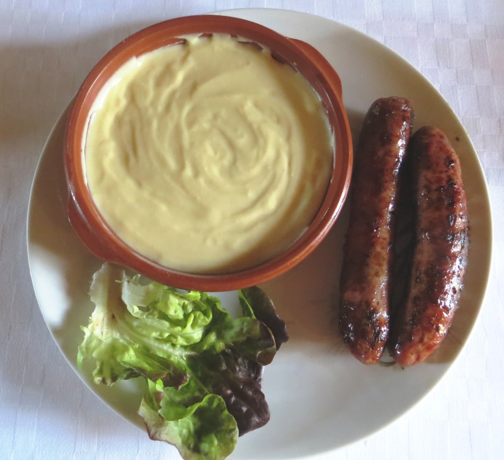 Aligot with Toulouse sausage